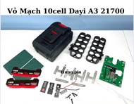 Vỏ Mạch Dayi A3 21700 15cell 10cell 5s 18-21v( Vỏ Chống Sốc có báo pin)