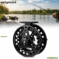ONLYE Fly Fishing Reel, Aluminum Alloy 5/6 WT Fly Reel, Durable 2+1BB Bearings 85mm Diameter Fishing