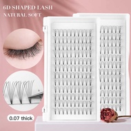 6D False Eyelashes CD Roll 0.07 Chemical Eyelashes Multi-Layer Thick Cross Imitation Mink Eyelashes