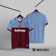 jersey vintage west Ham United home full printing free nama dan nomor