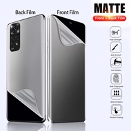 Front / Back Matte Hydrogel Film for Sony Xperia 1 IV 5 10 II III 10+ X XP XZ3 XZ2 XZS XZ1 Compact XZ Premium XA1 XA2 Ultra / Plus Anti-fingerprint Screen Protector