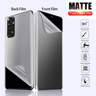 Front / Back Matte Hydrogel Film for Xiaomi Poco X4 X3 F3 F4 GT X2 F2 M2 M3 M4 Pro / NFC Mi Max / Mi