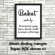 HIASAN MOTIVASI KATA MUTIARA DINDING QUOTES AESTHETIC PAJANGAN RUMAH WALL DECOR POSTER KAYU KATA KAT