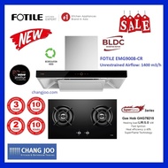 FOTILE EMG9008-CR Recirculation Hood + GHG78215 Built-in Gas Hob