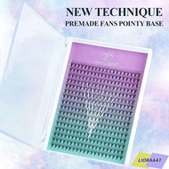 LIORAAAT False Eyelashes, 8D Volume PBT Material Artificial Eyelashes, Makeup Accessories Sharp Thin