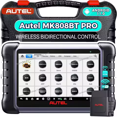 Autel MaxiCOM MK808BT Pro Car Diagnostic Tool Bidirectional Bluetooth Automotive Scanner 40+ Service