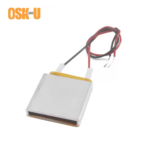 2PCS 12V Thermostatic PTC Heating Element 30x30x6mm 230/140/80/60 Celsius Degree Aluminium Cover PTC