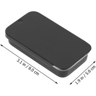 Abaodam Storage Box, 6pcs Mini Metal Slide Top Tin Containers, Multi-Functional Storage for Chewing 