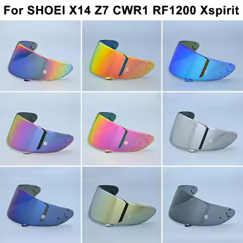For SHOEI X14 X-14 Z7 Z-7 X-Spirit 3 Helmet Visor Lens Shield Full Face Helmet Visor Mirror Lens PC