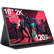 UPERFECT 2.5K 100% RGB 16 inch 120/144HZ Portable Monitor Cheap price IPS USB C Portable Monitor B