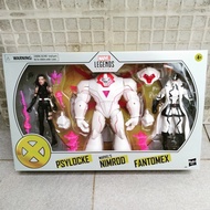 HASBRO MARVEL LEGENDS X-MEN 3-PACK PSYLOCKE NIMROD FANTOMEX XMEN 3PACK