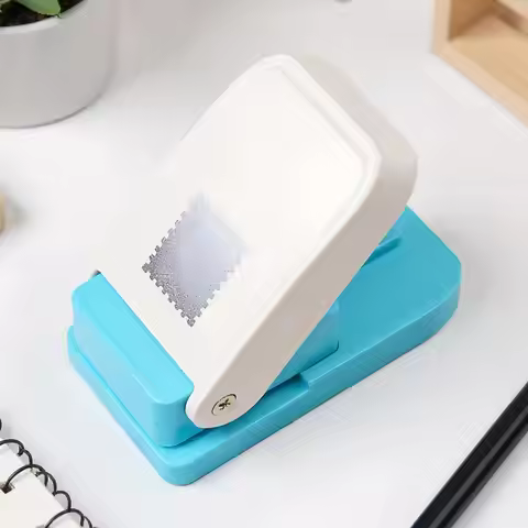 square hole punch handmade square embossing hole puncher labor saving Square Postage Stamp Embossing