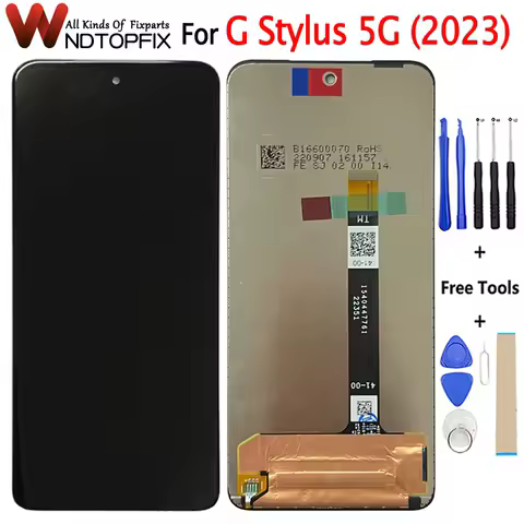 6.6" For Motorola Moto G Stylus 5g 2023 LCD Display Touch screen Panel Digiziter Assembly Replace Fo