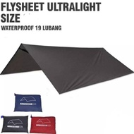 TENDA Flysheet Ultralight waterproof 4x6 m layer waterproof tent camping outdoor hiking fly sheet ou