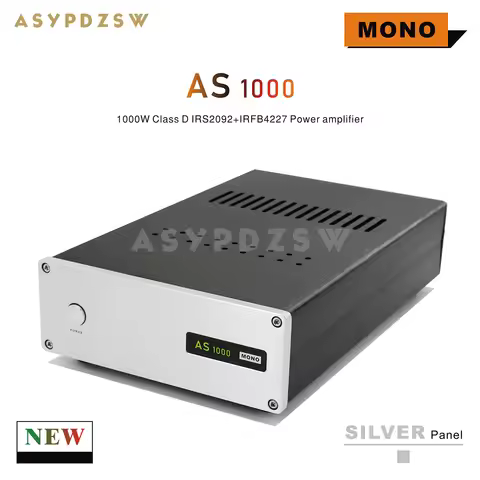 AS1000 High power Mono Class D Power amplifier 1000W Stage audio IRS2092+IRFB4227 Digital power amp