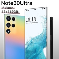 COD and ready new Sansung Gaxlay Note30 Ultra 5G Handphone 6.8 inch full HD+ Screen Smartphone ram 1