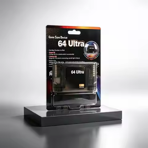For ED64 Ultra RGB LED 340 in 1 N64 Game Cartridge Region Free With 16GB TF Card Fit USA EUR Japan N
