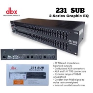 Ready Stok Equalizer Dbx 231 Plus Sub / Dbx 231 + Sub / Dbx 231 Sub