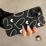 Simple White Heart Phone Case For Realme Q5i Q5X Q3 Pro Carnival Q3i Q3S Q3T Q2i Q 3 Pro C15 C12 C11