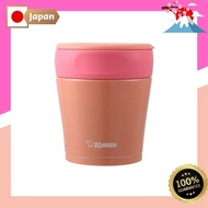 Zojirushi stainless steel food jar that can be disassembled and washed 【260ml】Coral Orange SW-GA26-DC