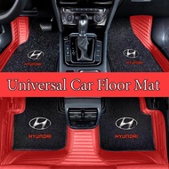 4PCS Carpet Flannel Odorless Anti-slip Car Floor Mats for Hyundai ix25 ix35 Elantra Accent Lafesta H