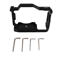 Sprcsg Camera Cage 1/4inch 20 3/8inch 16 Threaded Holes Aluminum Video Rig with for Arca Type Basepl