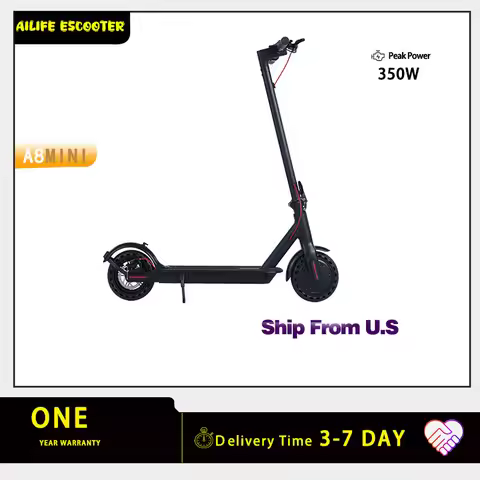 ESCOOTER-A8MINI, 36V 6AH, 350W ，Max Seed 17mph, 8.5inch Tires 12 Months Warranty US Stock Free Shipp