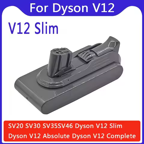 For Dyson V12 25.2V Battery 6000mAh Battery Compatible With SV20 SV30 SV35 SV46 Vacuum Cleaner Long 