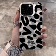 Casing iPhone 11 13 14 15 16 Pro Max Case For girls Milk pattern ShockProof iPhone 13PM 16PM 15PM 14