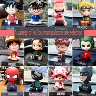 Bobble Head Doll Cartoon Car Decoration gift for bf and gf