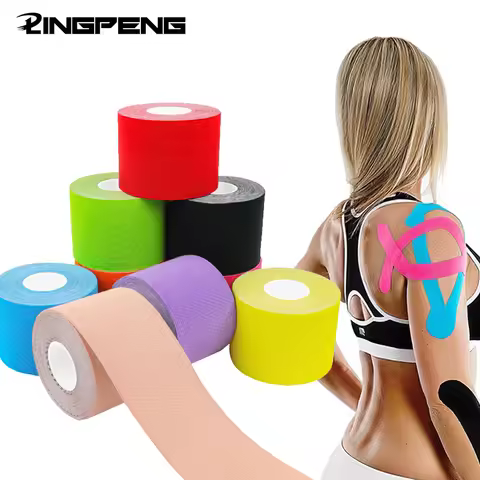 Kinesiology Tape for Therapy Athletes Latex Free Elastic Water Resistant Kinetic Kinesiology Tape fo