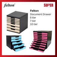 [super stationery] Felton Document Drawer 5 tier/7 tier/10 tier document drawer stationery drawer organize