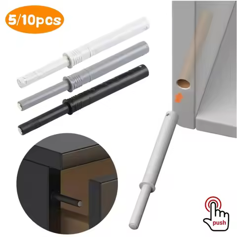 5/10PCS Push to Open Door Catches, Hidden Soft Door Dampers, Push Door Openers, Push Touch Release C