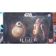 Bandai Star Wars BB-8 & R2-D2 1/12 scale Plastic Model Kit