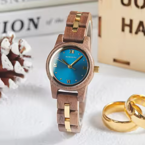 BOBO BIRD Wood Watch for Women Fashion Anniversary Wedding Day Gift For Wife Personalized Engraved C