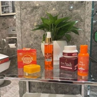 AMORA COMBO 4 IN 1 Nano Whitening Cream Citrus Soap Facial Moisturizer Set