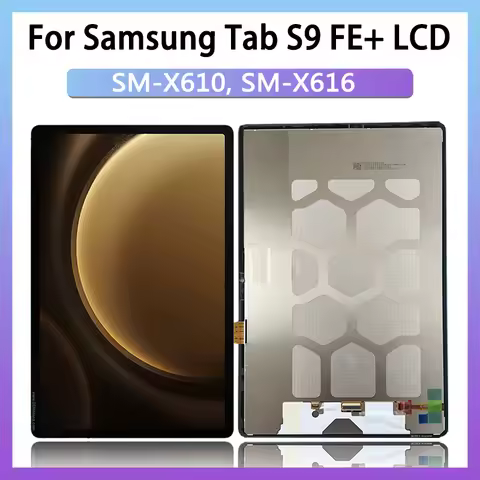 High-quality X610 X616 SM-X610 SM-X616B Premium Lcd For Samsung Tab S9 FE + Plus X610 Display Touch 