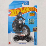 HONDA HW HOTWHEELS HOT WHEELS CB750 CAFE WHITE FACTORY SEALEDHONDA 2023 MOTO FTOY79HW