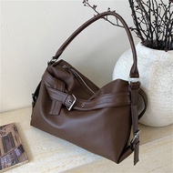 Beg Bikers Serbaguna Retro Amerika Baharu, Beg Ketiak Gadis Sejuk Berkapasiti Besar, Beg Tangan Sele