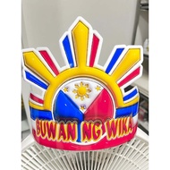 BUWAN NG WIKA HEADDRESS PRINTED BUWAN NG WIKA HEADRESS (QUINCEL PRINTS)