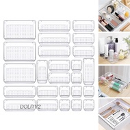 [Dolity2] 25 Pieces Drawer Organizers Set Cutlery Stationery Boxes for Office Kitchen