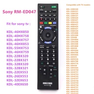 Sony RM-ED047 RM-ED027 RMED017 LED LCD TV remote control compatible with RM-GD030 RM-GD033 FOR BR TV