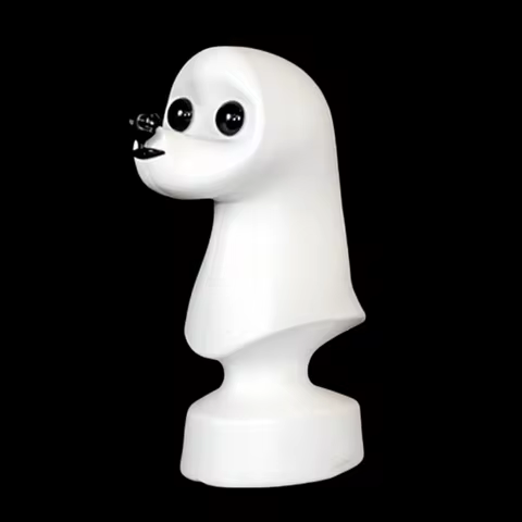 Mr.Jiang Bichon Pet Grooming Model Dog Bichon Wig Pet Goomers Trimming Practice Bichon Head Model (O