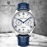 Pagani Design ต้นฉบับ 41MM นาฬิกาผู้ชาย automatic ไขลานอัตโนมัติ  ความหรูหรา นาฬิกาข้อมือผู้ชาย 100M นาฬิกากันน้ํา หนัง นาฬิกาชาย PD-1772