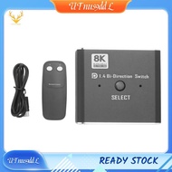 [UTnus9ddL] 8K DisplayPort Switch 2 in 1 Out/ 1 in 2 Out Display Port DP Switch Supports 8K30Hz 4K12