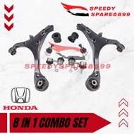 [8 IN 1 SET] Front Lower Arm / Ball Joint / Stabilizer Link / Bush - Honda Civic ES S5A 1.7CC / S5G