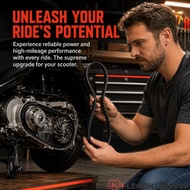 LEMONTREE9GP Scooter Drive Belt, Black Rubber Transmission Belt, Exact Spec 669-18-30 Scooter Belt f