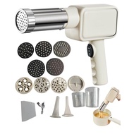 Household Electric Pasta Machine Handheld Wireless Noodle Maker with Nozzle Attachments