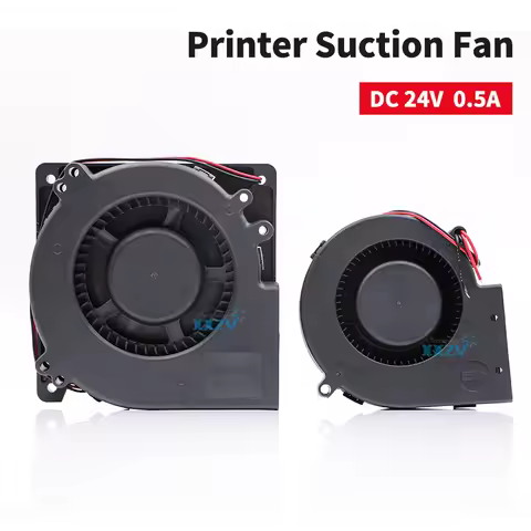 Inkjet Printer Paper Suction Fan For Wit-color 2000/3000 Eco Solvent Printer Blower 24V 0.5A Suction