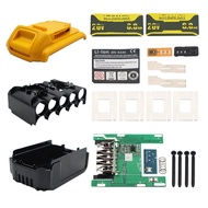 Li-Ion Battery 10x18650 Plastic Case Charging Protection Circuit Board Box Housings for 18V 20V Li-I